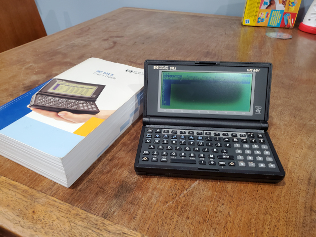 HP 95LX and Manual